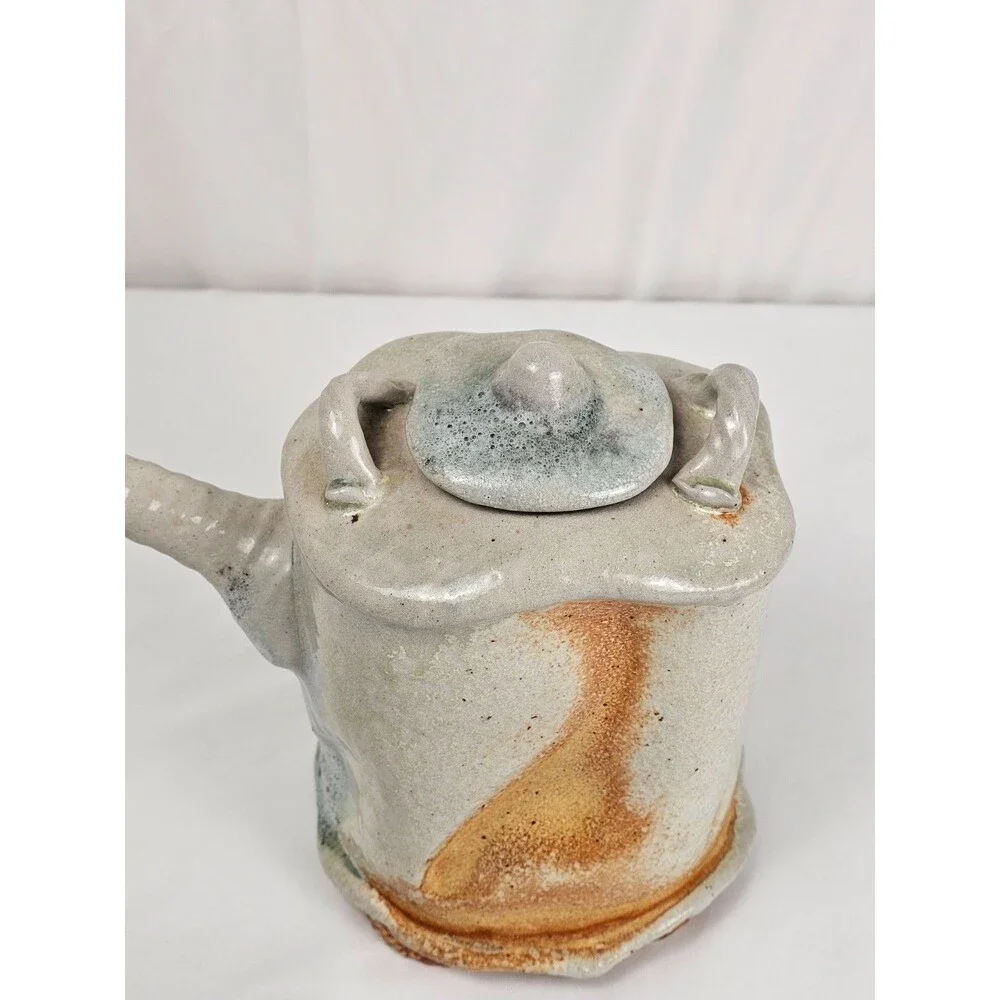 Michael Sherrill Studio Pottery Teapot Signed Contemporary Ceramic Art